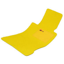 Car Mat Flat Foot Loop Pile PP Fiber Carpet Yellow